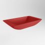 Mondiaz Topi waskom 59.5x34.5x10cm rechthoek opbouw Solid Surface Fire Fire M80180FireFire - Thumbnail 3