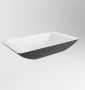 Mondiaz Topi waskom 59.5x34.5x10cm rechthoek opbouw Solid Surface Urban Talc M80180UrbanTalc - Thumbnail 3