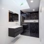 Mondiaz VICA Badkamermeubelset 120cm 2 lades wasbak Moon rechts 0 kraangaten solid surface darkgrey PC75341030 - Thumbnail 3