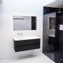 Mondiaz VICA Badkamermeubelset 120cm 2 lades wasbak Moon links 0 kraangaten solid surface urban PC75341476 - Thumbnail 4