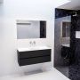 Mondiaz VICA Badkamermeubelset 120cm 2 lades wasbak Moon midden 0 kraangaten solid surface urban PC75341475 - Thumbnail 4