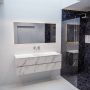 Mondiaz VICA Badkamermeubelset 150cm 2 lades wasbak Moon midden 0 kraangaten solid surface carrara marmer PC75341566 - Thumbnail 3
