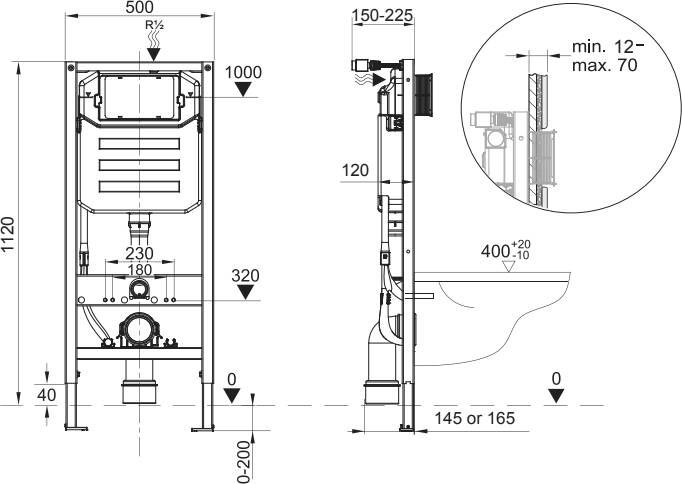 Neuer A-line Premium inbouw reservoir