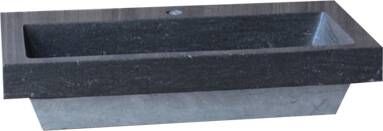 Neuer Compact Stone natuurstenen wastafel met kraangat 60