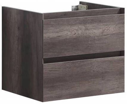 Neuer Infinity badkamermeubel Trendline wastafel zonder kraangat 60 century oak