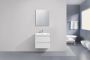 Neuer Infinity badkamermeubel Trendline wastafel zonder kraangat 60 glans wit - Thumbnail 2