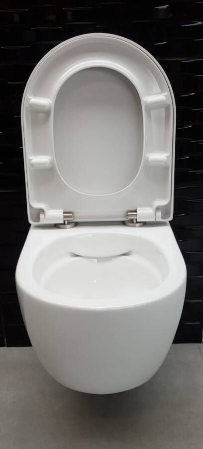 Neuer Leeds UP720 toiletset rimfree met softclose zitting 48 cm wit