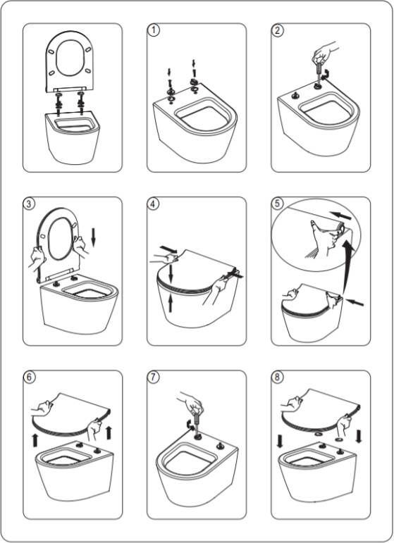 Neuer Opus softclose en quickrelease toiletzitting 36x47 cm wit