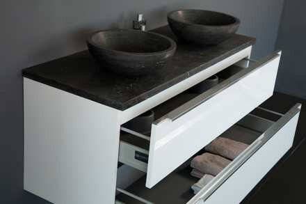 Neuer Senza Dynasty hoogglans wit 120 cm badkamermeubel