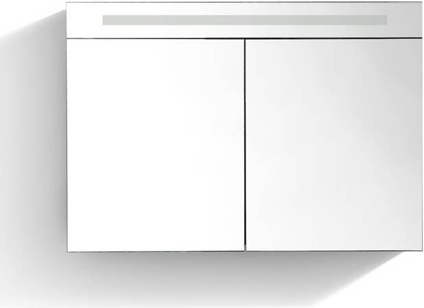 Neuer spiegelkast met verlichting 80 century oak