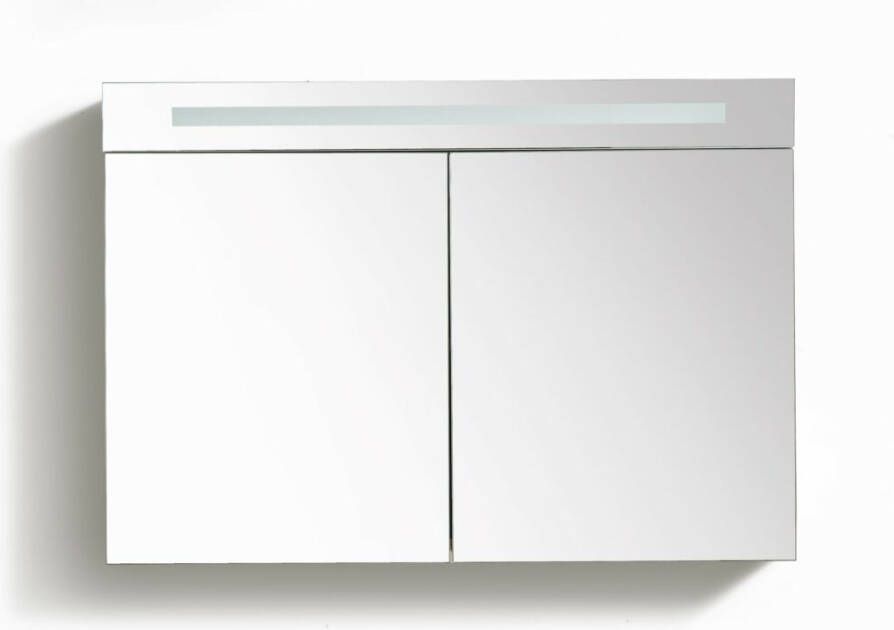Neuer spiegelkast met verlichting 80 hoogglans wit