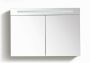 Neuer spiegelkast met verlichting 80 hoogglans wit - Thumbnail 2