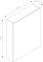 Neuer spiegelkast rechts draaiend 60 hoogglans wit - Thumbnail 3