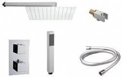 Neuer thermostatische inbouw doucheset vierkant 30 chroom