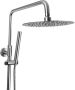 Neuer thermostatische opbouw doucheset rond 25 RVS - Thumbnail 2
