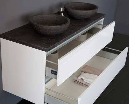 Neuer Trend Dynasty wit 120 cm badkamermeubel