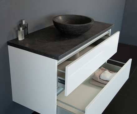 Neuer Trend Dynasty wit 80 cm badkamermeubel