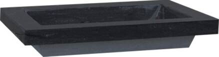 Neuer Trend Stone natuurstenen wastafel met kraangat 80