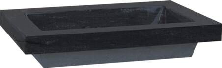 Neuer Trend Stone natuurstenen wastafel zonder kraangat 60