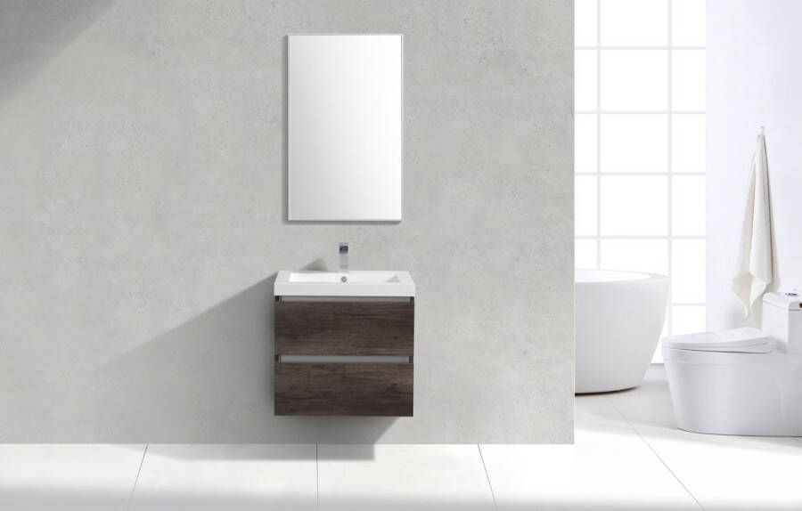 Neuer Trendline badkamermeubel zonder kraangat 60 century oak