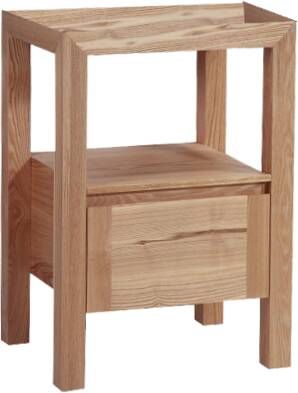 Neuer Wood Robusta badkamermeubel Trend Stone wastafel met kraangat 60