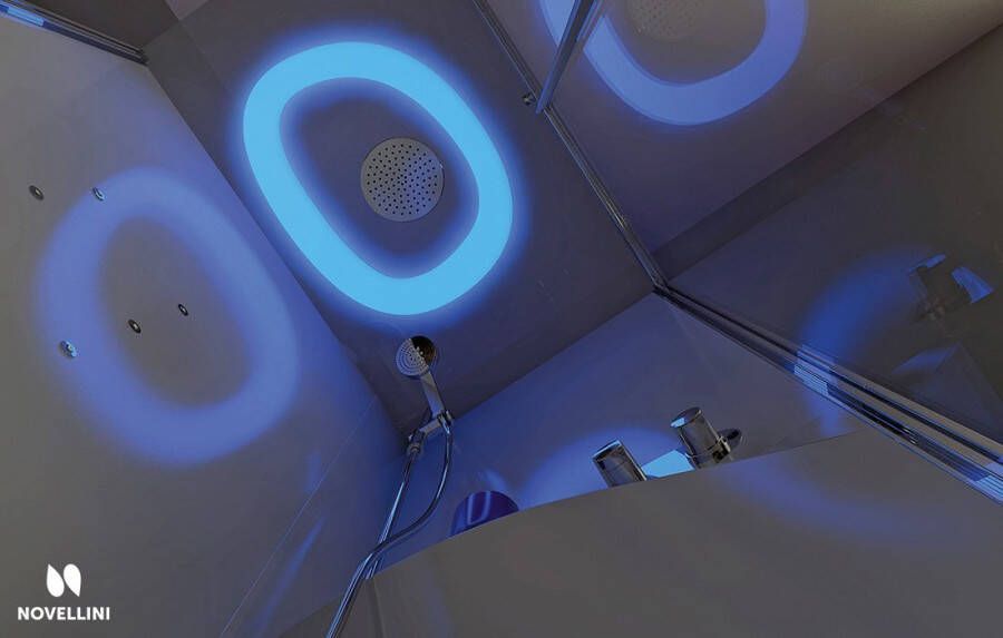 Novellini Eon 2P Hammam rechts 120x90 cm Chroom