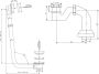 Polysan Charleston Badafvoerset voor externe installatie ketting inclusief sifon chroom - Thumbnail 2
