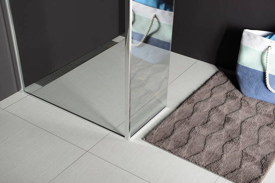 Polysan Modular Shower Wandmontage glazen wand voor draaideur 1200mm