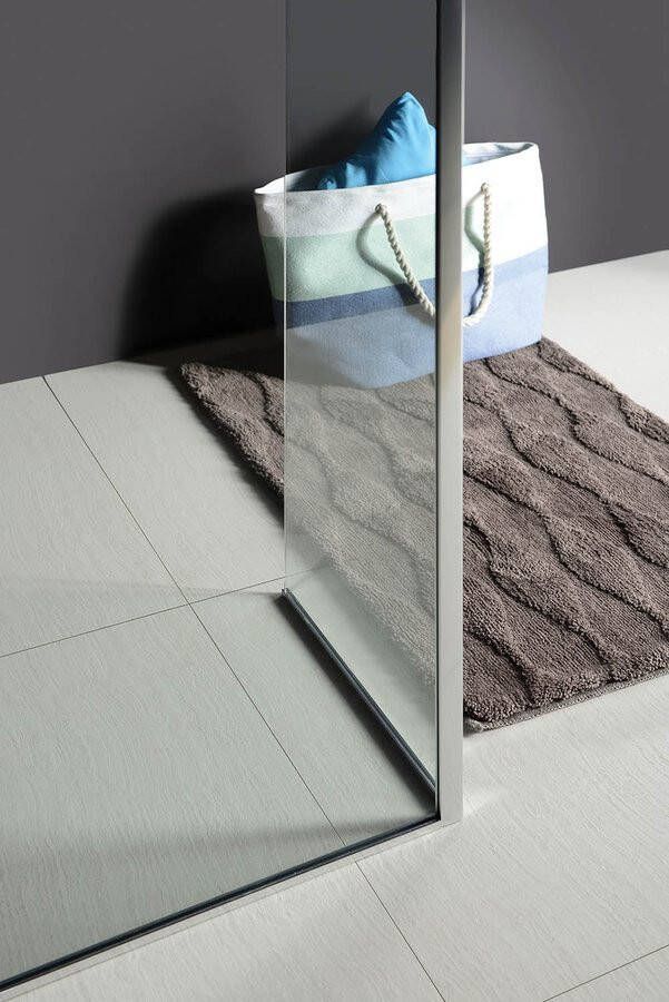 Polysan Modular Shower Wandmontage glazen wand voor zijwand 1200mm