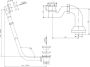 Polysan Retro Badafvoerset voor externe installatie ketting inclusief sifon chroom - Thumbnail 2