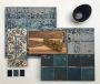 Revoir Paris Atelier wandtegel 10x10 blue marine glossy - Thumbnail 4