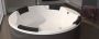 Riho Colorado bubbelbad 180 cm rond bad glanzend wit 24 jets - Thumbnail 2