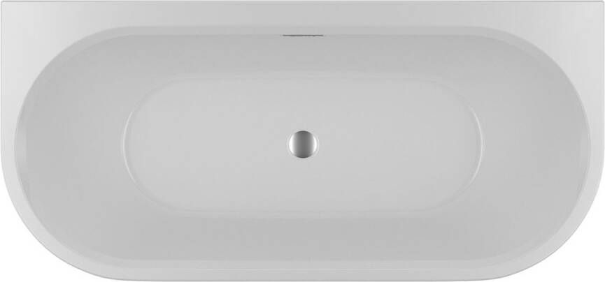 Riho Desire Back2wall bad met LED verlichting 180x84cm mat wit