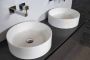 Sanibell Ink Yale rond porseleinen opzetwastafel 40cm glanzend wit - Thumbnail 2
