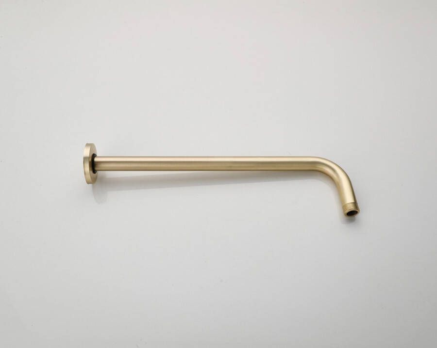 Saniclear Brass wandarm 35 cm geborsteld messing