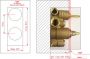Saniclear Copper inbouw badkraan compleet geborsteld koper - Thumbnail 4