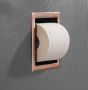 Saniclear Copper inbouw toiletrolhouder geborsteld koper - Thumbnail 3
