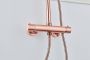 Saniclear Copper opbouw regendouche 30 cm met thermostaatkraan en handdouche - Thumbnail 2