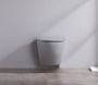 Saniclear Itsie randloze toilet met toiletzitting mat grijs - Thumbnail 3