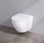 Saniclear Itsie randloze toilet met toiletzitting mat wit - Thumbnail 3