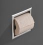 Saniclear Talpa inbouw toiletrolhouder chroom - Thumbnail 3