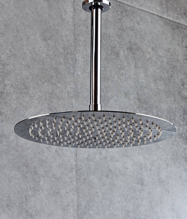 Saniclear Talpa inbouwregendouche 20cm met plafondarm en 2 standen handdouche chroom