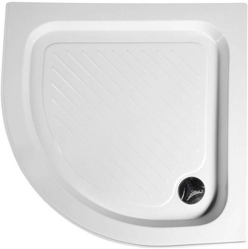 Saniclear Tripoli douchebak kwartrond 90x90x15cm wit