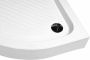 Saniclear Tripoli douchebak kwartrond 90x90x15cm wit - Thumbnail 3