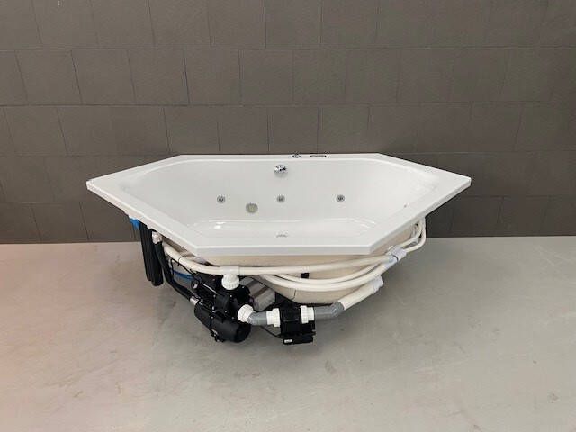 Sanindusa Rimini bubbelbad met Advance systeem 145x145 wit