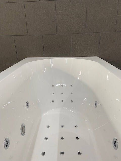 Sanindusa Sealskin Optimo bubbelbad met Advance systeem 170x75 wit