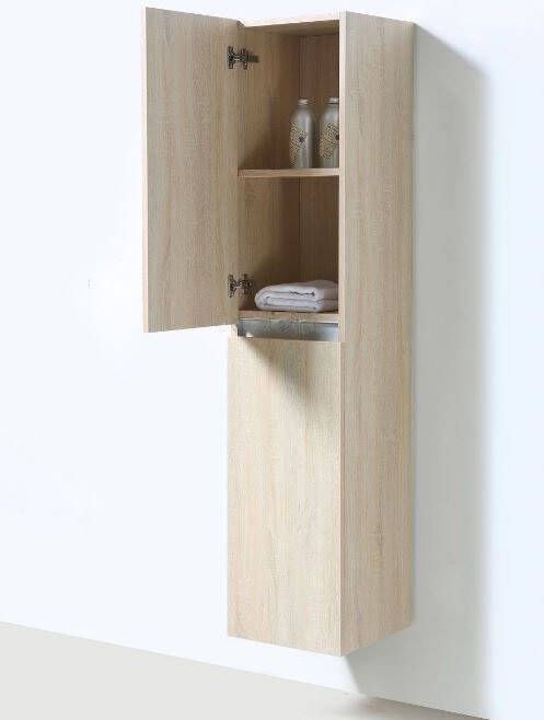 Sanisupply Kolomkast Light Wood Trend Line 160 cm