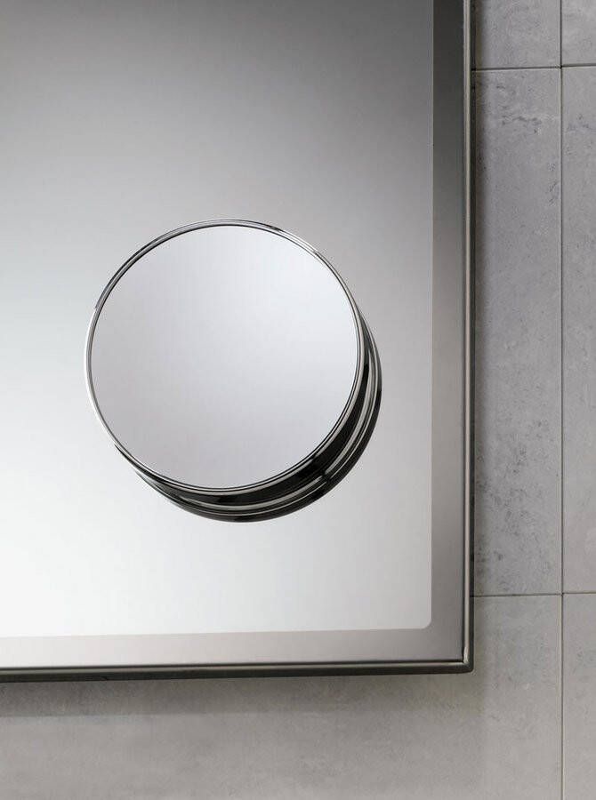 Sapho 3x Vergrotende spiegel met zuignappen chroom