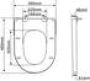 Sapho Aqualine Hygie toiletzitting wit - Thumbnail 3