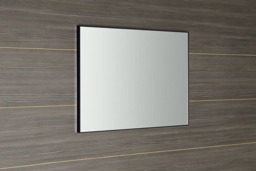 Sapho Arowana spiegel 60x80 mat zwart